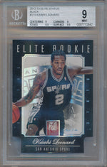 Panini 2012-2013 Elite Status Black #215 Kawhi Leonard 1/1 / BGS Grade 9