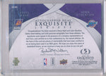 Upper Deck 2007-2008 Exquisite Collection Jersey's Dual Auotographs #ED-NS Steve Nash / John Stockton 4/5