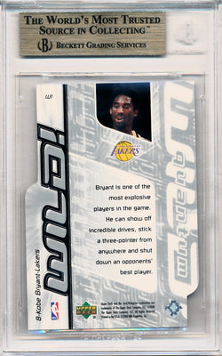 Upper Deck 1999-2000 Wild!  Level 1 #W1 Kobe Bryant 16/100 / BGS Grade 9.5