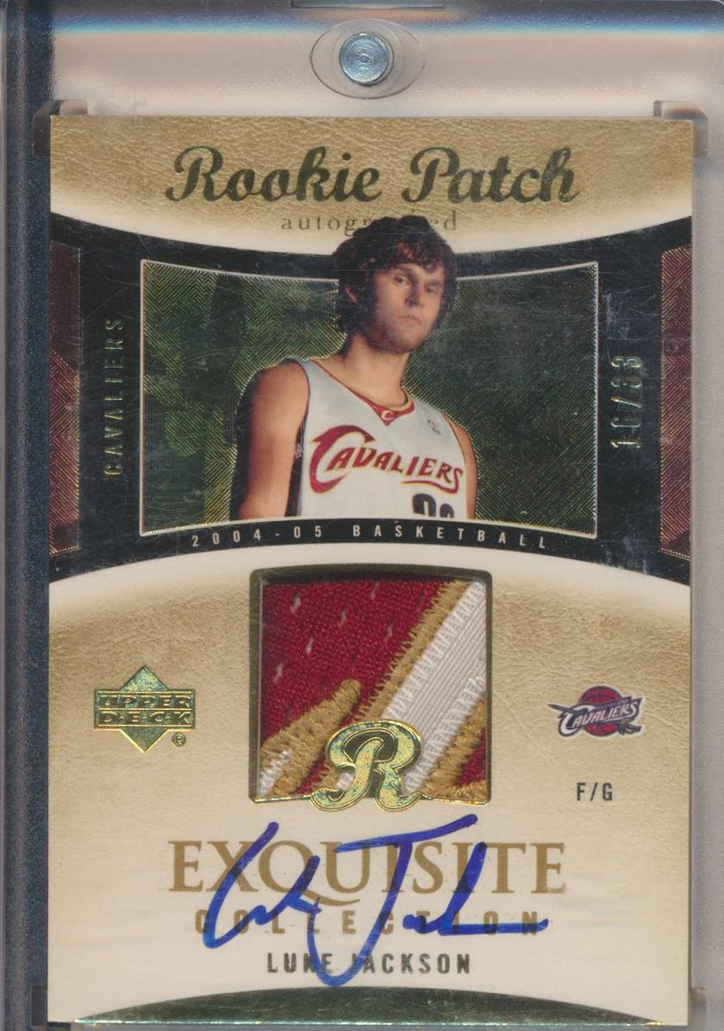 Upper Deck 2004-2005 Exquisite Collection Gold RPA #49 Luke Jackson 16/33