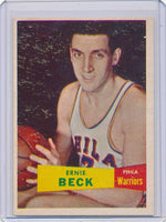 Philadelphia Warriors  #36 Ernie Beck