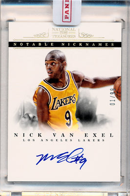 Panini 2012-2013 National Treasures Notable Nicknames  #9 Nick Van Exel 1/99