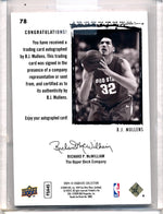 Upper Deck 2009-2010 Exquisite Collection Rookie Parallel #78 B.J. Mullens 11/32