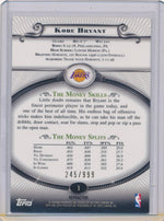 Topps 2008 Treasury Refractor #1 Kobe Bryant 245/999