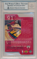 Upper Deck 1997-1998 SP Authentic Profiles 3 #P39 Dennis Rodman 91/100 / BGS Grade 9