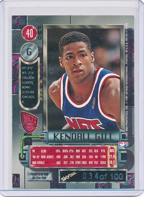 2000 NBA Finest #4 Kendall Gill