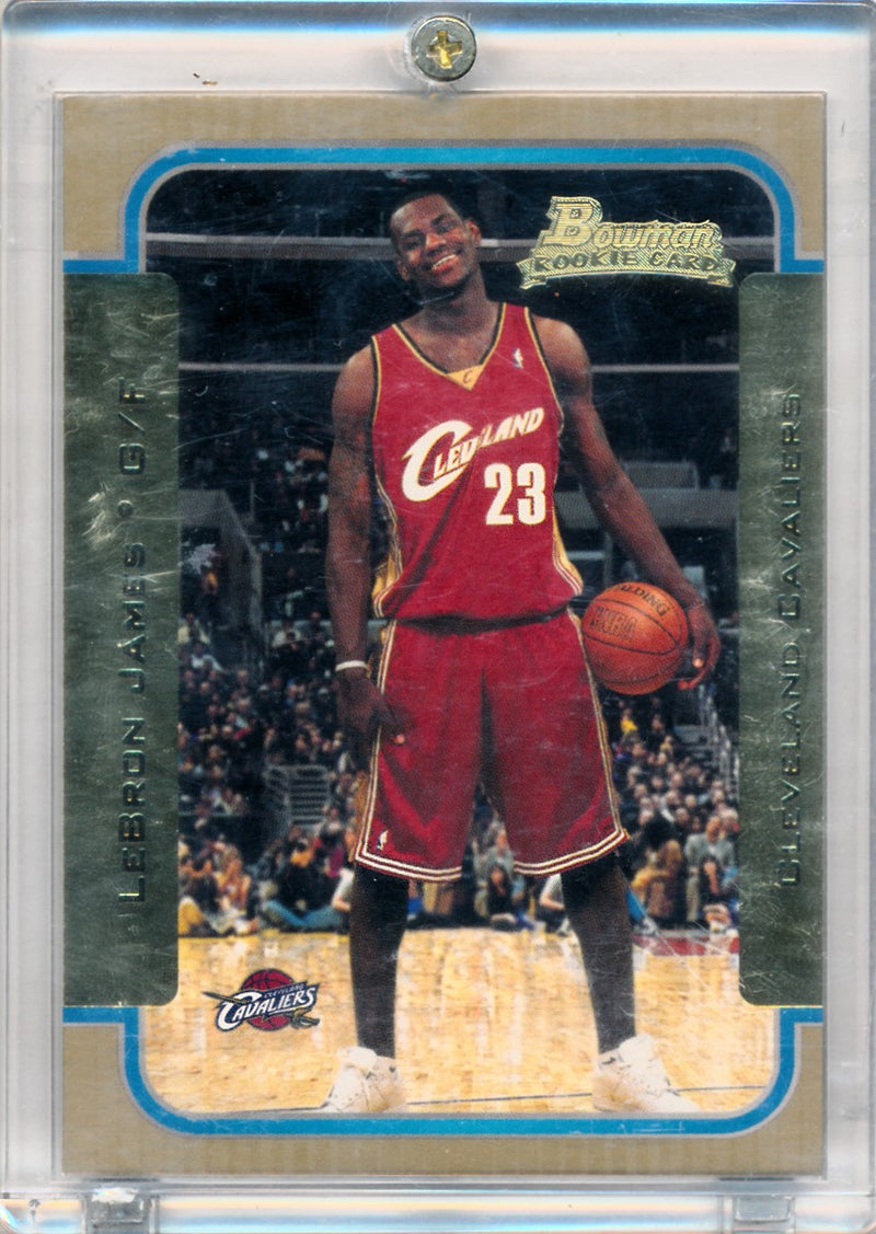 Topps 2003-2004 Bowmans Rookie Card #123 Lebron James