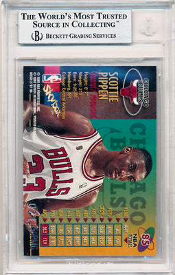 Skybox 1997-1998 Metal Universe Championship Precious Metal Gems #85 Scottie Pippen 21/50 / BGS Grade 9