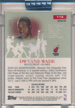 Topps 2003-2004 Finest Refractor #113 Dwyane Wade 1230/1999