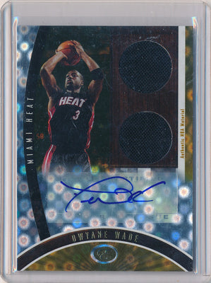 Topps 2006-2007 Bowman Elavation Executive Level Dual Relics-Auto #ELADR-DW Dwyane Wade 3/3