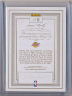 Panini 2012-2013 Flawless Platinum Jumbo Patches #66 James Worthy 1/1