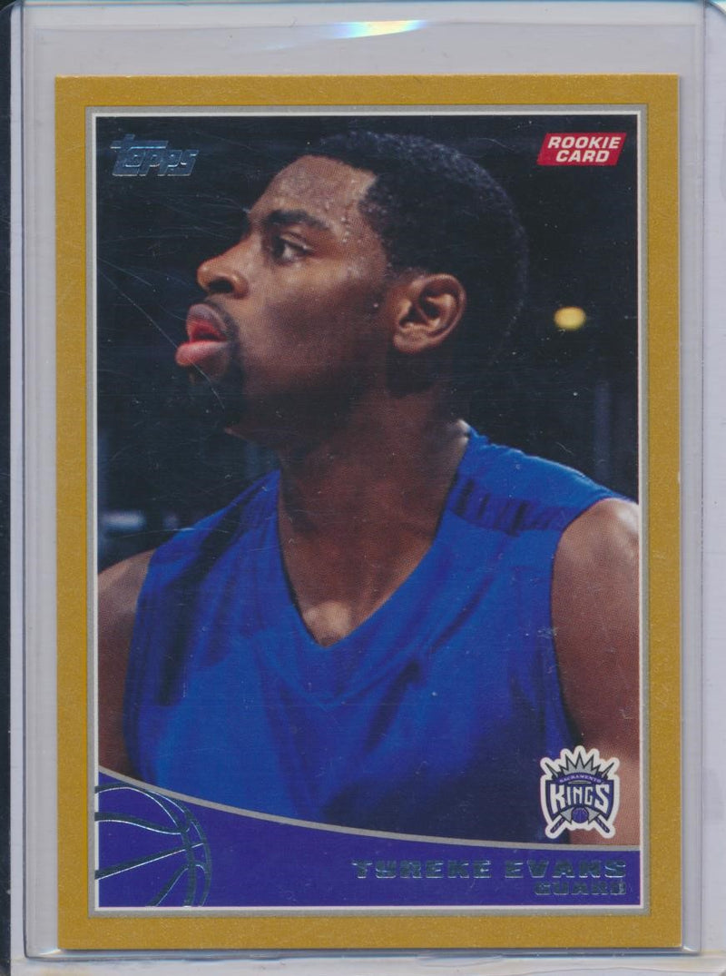 Topps 2009-2010 Chrome Gold Refractors #327 Tyreke Evans 1746/2009