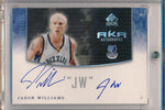 Upper Deck 2004-2005 SP Signature Edition AKA Autographs #AKA-JA Jason Williams 86/100