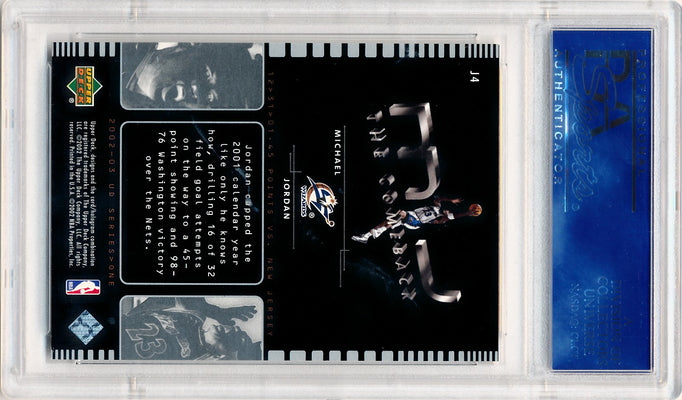 Upper Deck 2002-2003 All Star Authentics Jersey Autographs #MJ-AAA Mic –  Mr. B's Collection