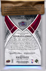 Upper Deck 2009-2010 Exquisite Collection Limited Logos #LLJ Lebron James 4/16 / Auto Grade 10