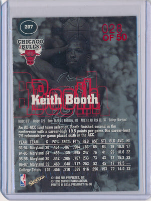 SkyBox 1997-1998 Premium Star Rubies #207 Keith Booth 28/50