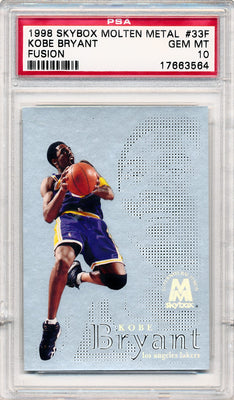 Skybox 1998-1999 Molten Metal Fusion #33F Kobe Bryant 191/250 / PSA Grade 10