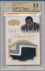 Panini 2012-2013 Flawless Gold Jumbo Patches #13 Kawhi Leonard 06/10 / BGS Grade 9.5