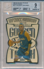 SkyBox 1997-1998 Premium Golden Touch #7/15GT Anfrernee Hardaway  / BGS Grade 9