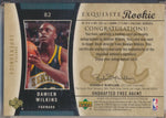 Upper Deck 2004-2005 Exquisite Collection Gold RPA #82 Damien Wilkins 3/12