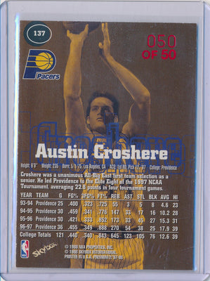 SkyBox 1997-1998 Premium Star Rubies #137 Austin Croshere 50/50