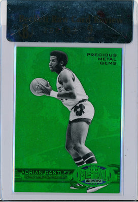 Upper Deck 2011-12 Fleer Retro Precious Metal Gems GREEN #PM-9 Adrian Dantley 2/10 / BGS Grade 9