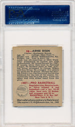 Topps Bowman 1948   #58 Arnie Risen   / PSA Grade Authentic