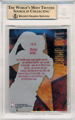 Fleer 1996-1997 Ultra Starring Role #4 Michael Jordan 4/10 / BGS Grade 9.5