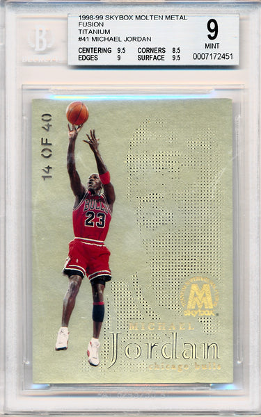 Skybox 1998-1999 Molten Metal Fusion Titanium #41 Michael Jordan