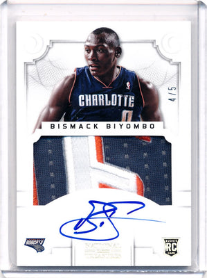 Panini 2012-2013 National Treasures  Gold #106 Bismack Biyombo 4/5