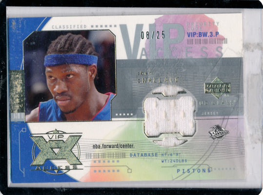 Upper Deck 2003-04 UD Glass VIP Access Jerseys #VIP-BW Ben Wallace 08/25