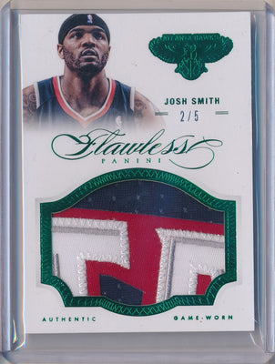 Panini 2012-2013 Flawless Emerald Jumbo Patches #48 Josh Smith 2/5