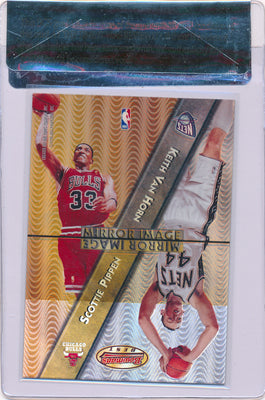 Topps 1998 Bowman's Best Mirror Image #M14 Kobe Bryant & Cedric Ceballos & Scotie Pippen & Keth Van Horn