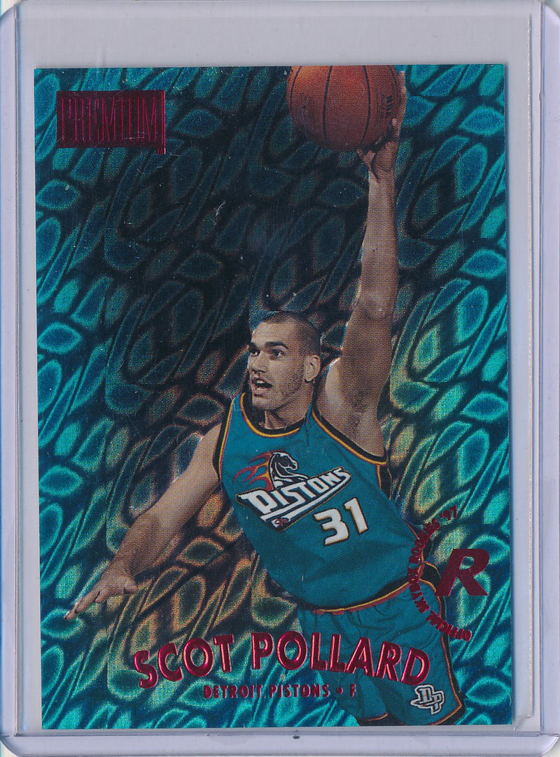 SkyBox 1997-1998 Premium Star Rubies #185 Scot Pollard 35/50