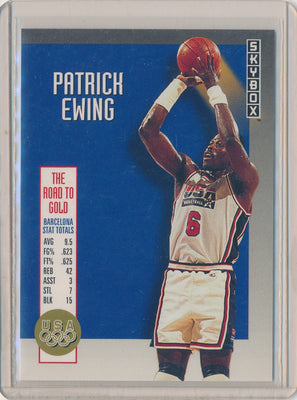 SkyBox 1992-1993 USA The Road To Gold #USA8 Patrick Ewing