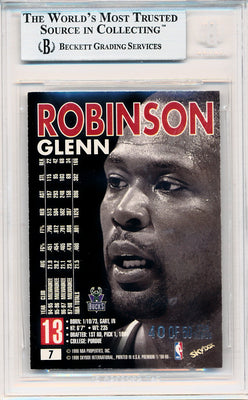 SkyBox 1998-99 Premium Star Rubies #7 Glenn Robinson 40/50 / BGS Grade 9