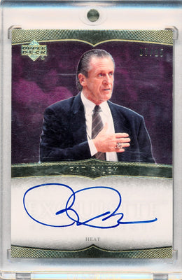 Upper Deck 2006-2007 Exquisite Collection Exquisite Enshrinements #EXRI Pat Riley 7/25