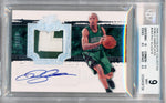 Upper Deck 2009-2010 Exquisite Collection Noble Nameplates #NRA Ray Allen 16/18 / BGS Grade 9 / Auto Grade 10