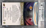 Upper Deck 2008-2009 Exquisite Collection Dual Enshrinements #ENDKM Kobe Bryant / Michael Jordan 8/25 / BGS Grade 9 / Auto Grade 10