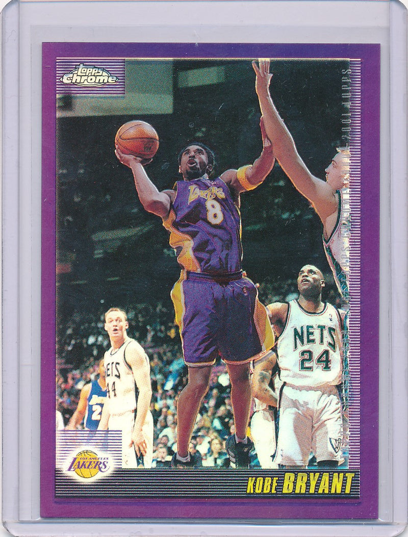 Topps 2001 Chrome Refractor #107 Kobe Bryant