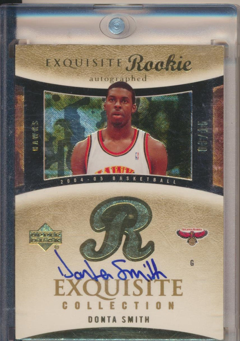 Upper Deck 2004-2005 Exquisite Collection Gold RPA #74 Donta Smith 3/15