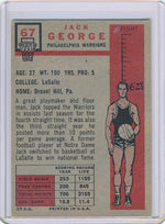 Philadelphia Warriors  #67 Jack George