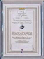 Panini 2012-2013 Flawless Emerald Jumbo Patches #32 Al Jefferson  5/5