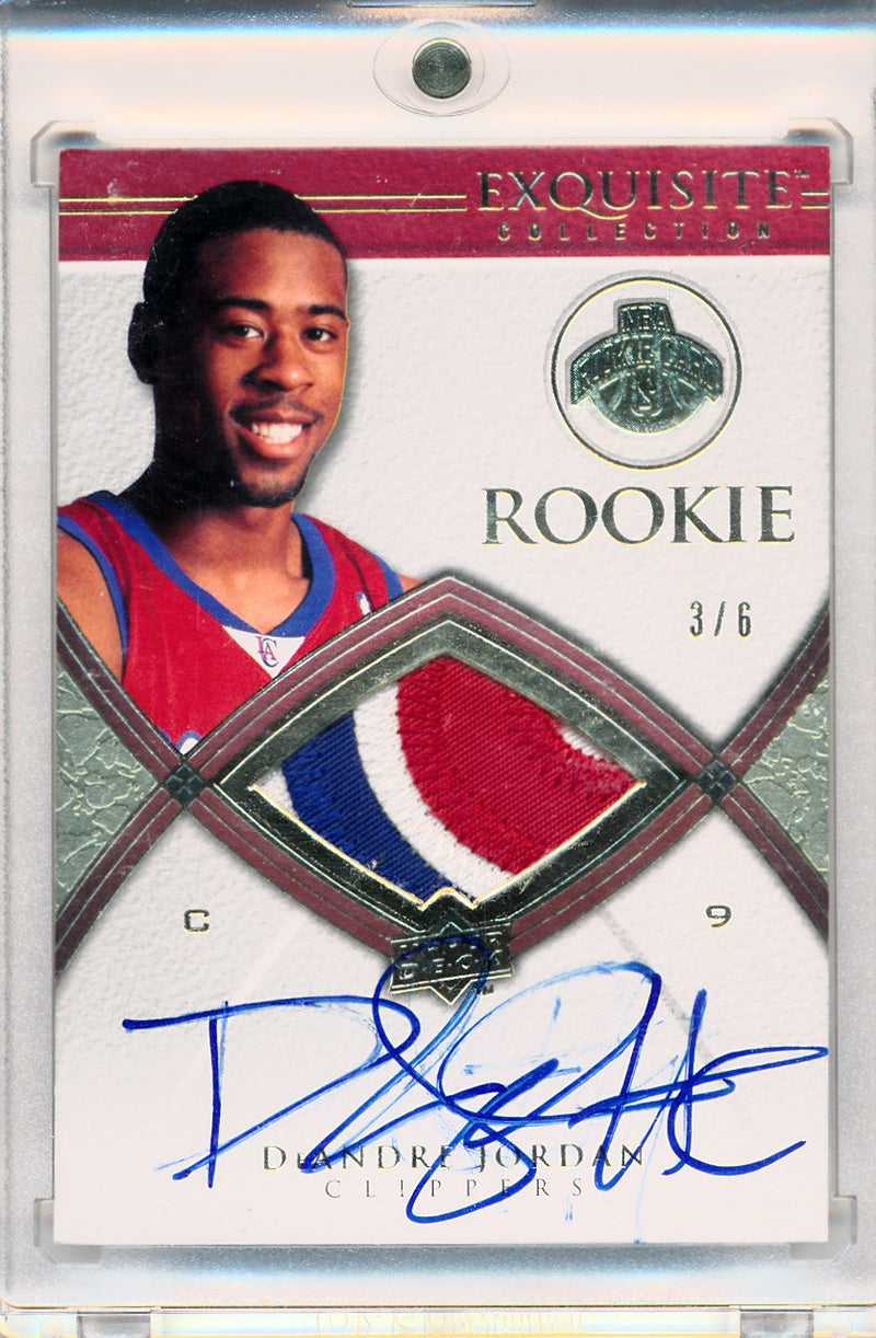 Upper Deck 2008-2009 Exquisite Collection Rookie Parallel #84 DeAndre Jordan 3/6