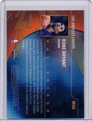 Topps 2002 Chrome Mad Game #MG6 Kobe Bryant