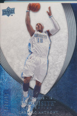 Upper Deck 2007-2008 Exquisite Collection Base #14 Carmelo Anthony 187/225