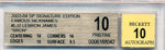 Upper Deck 2003-2004 SP Signature Edition  Famous Nicknames #LJ2 Lebron James 12/25 / BGS Grade 10 / Auto Grade 10
