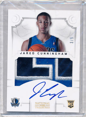 Panini 2012-2013 National Treasures  Gold #174 Jared Cunningham 3/5 / BGS Grade 8.5