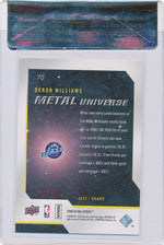 Skybox 2008-2009 Metal Universe Precious Metal Gems Red #70 Deron Williams 33/50