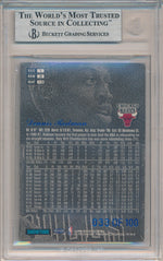 Fleer 1997-1998 Flair Showcase Legacy Collection #3 Dennis Rodman 33/100 / BGS Grade 9